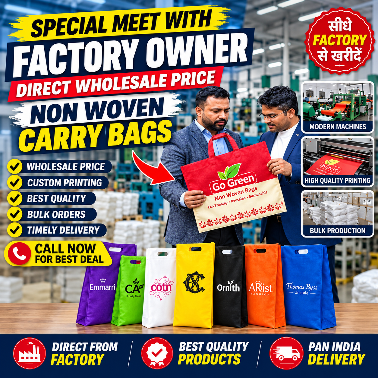 Go Green Non Woven Bags video