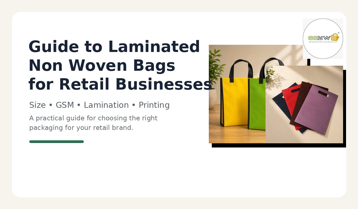 Guide to Laminated Non Woven Bags for Retail Businesses