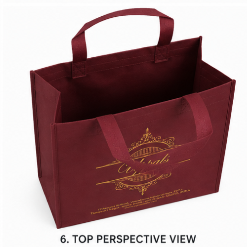 Laminated Non Woven Bags – Red Color