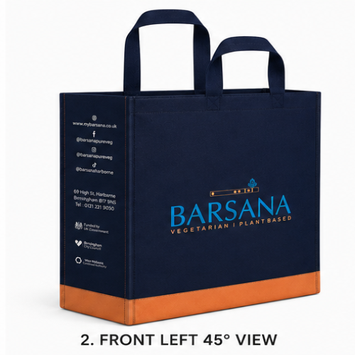 Laminated Non Woven Bags – Blue Color