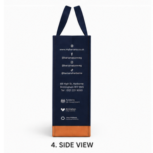 Laminated Non Woven Bags – Blue Color
