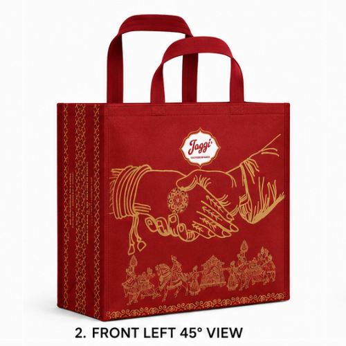 Laminated Non Woven Bags – Black Color