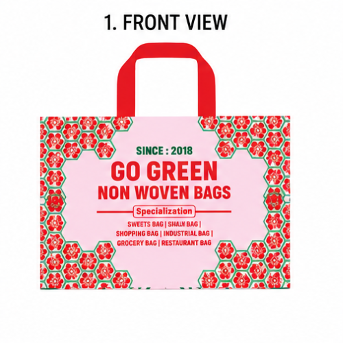 Custom Printed Non-Woven Box Carry Bag