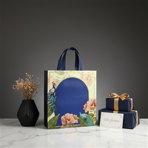 Luxury Laminated Non-Woven Box Bag