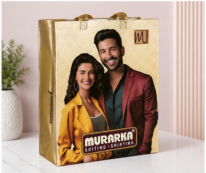 Custom Printed Laminated Wedding Carry Bag