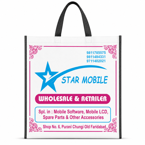 Branded Mobile Phone Shopping Non Woven Bags