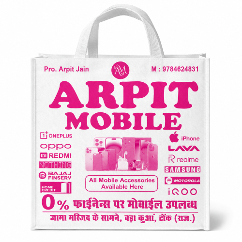 Mobile Shop Non Woven Carry Bags