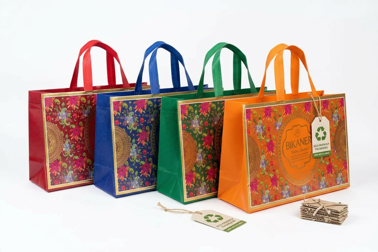 Retail Laminated Box Non Woven Bags