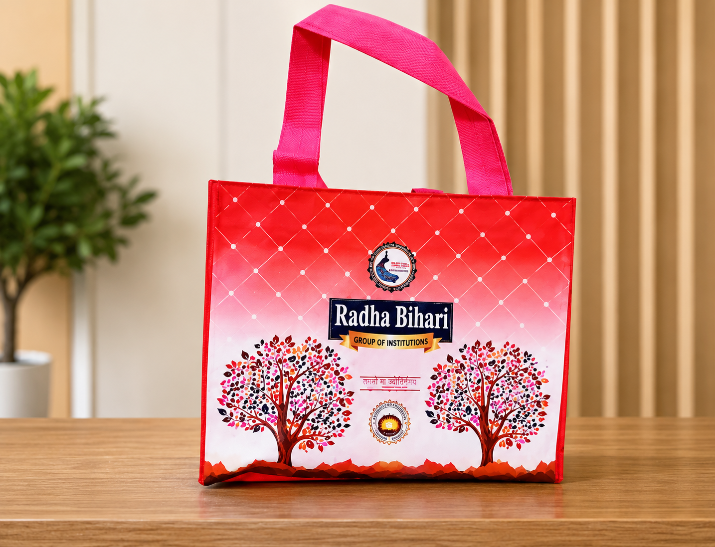 Custom Logo Laminated Coloured Non Woven Bags