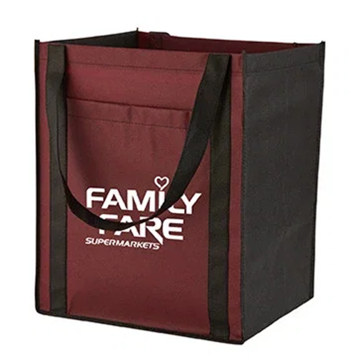 Supermarket Grocery Non Woven Carry Bags