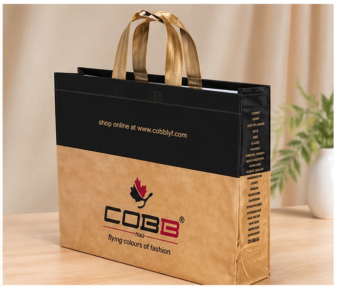 Custom Printed Promotional Non Woven Shopping Bags