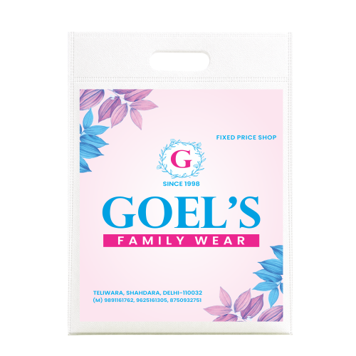 Retail Clothing D-Cut Non-Woven Bag