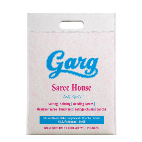 Custom Printed D-Cut Non-Woven Shopping Bag