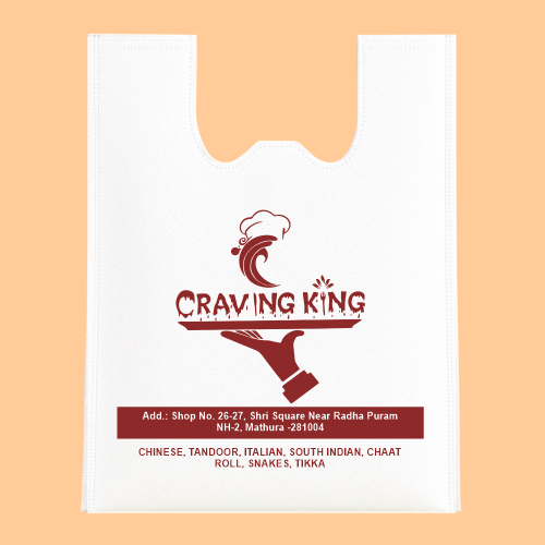 W-Cut Non Woven Brand Promotion Bag