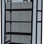 foldable shoe rack with four typically features