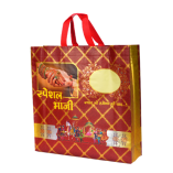 BOPP laminated non woven sweet box bag for festive packaging and retail use