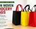 Non woven grocery bags colorful reusable eco friendly shopping bags for bulk order