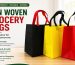 Non woven grocery bags colorful reusable eco friendly shopping bags for bulk order