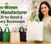 Non woven bags manufacturer in NCR offering eco-friendly carry bags for retail and grocery businesses