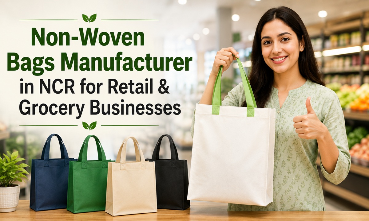 Non woven bags manufacturer in NCR offering eco-friendly carry bags for retail and grocery businesses
